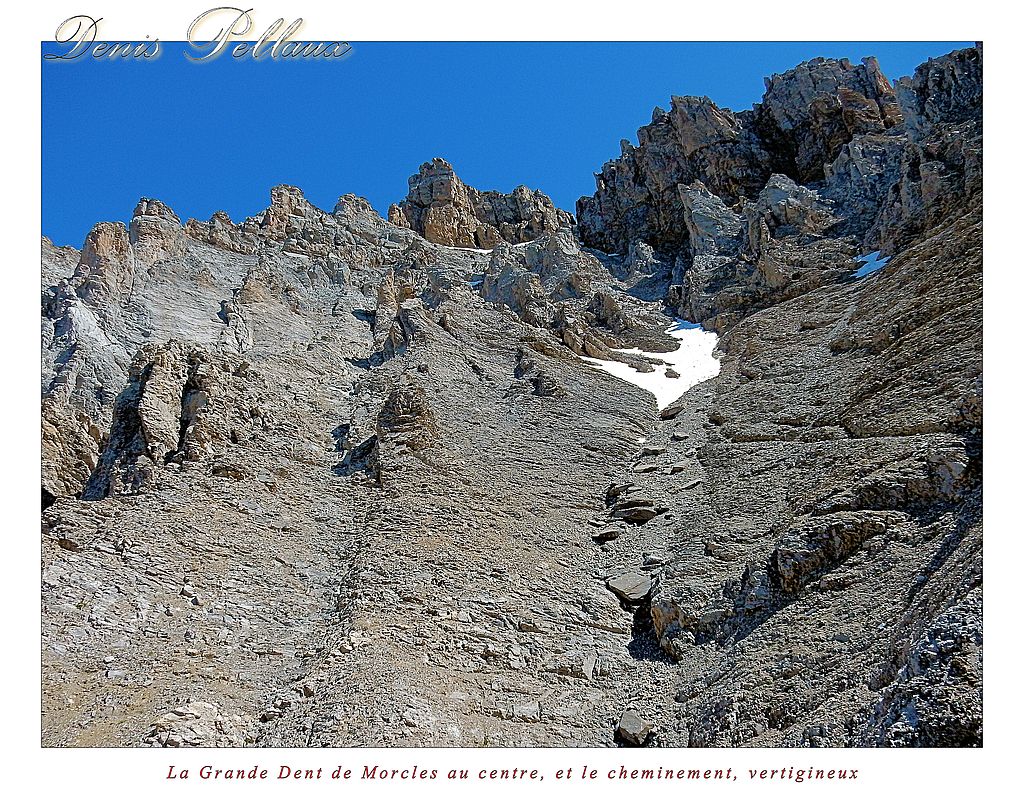Dent de Morcles - Cheminement vertigineux