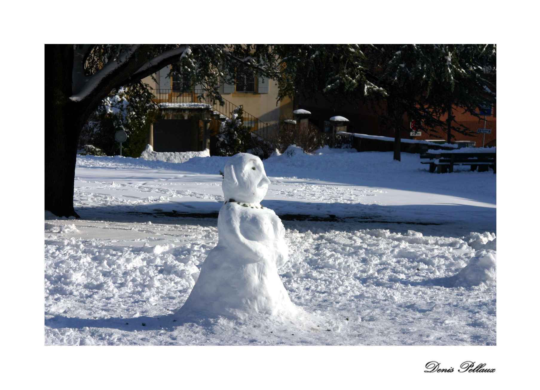 Bonhomme de neige  Bevaix